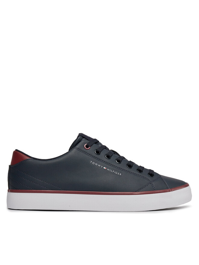 Tommy Hilfiger Tenisice Tommy Hilfiger Th Hi Vulc Core Low Leather FM0FM05041 Tamnoplava
