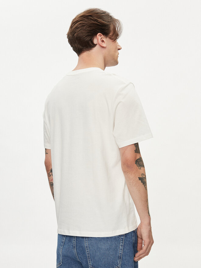 Pepe Jeans Pepe Jeans Marškinėliai Claude PM509390 Écru Regular Fit