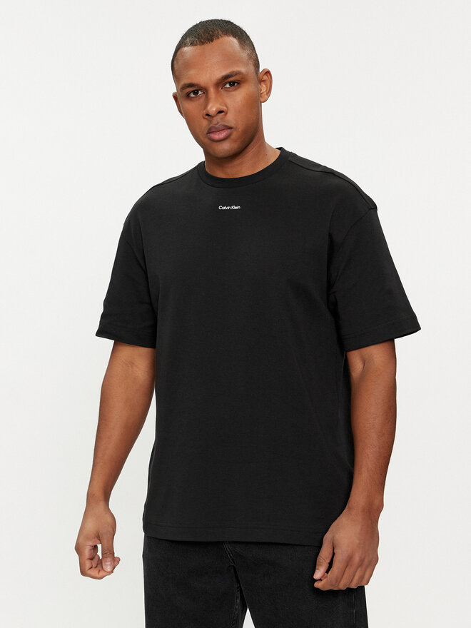 Calvin Klein Calvin Klein T-Shirt Nano Logo K10K112487 Μαύρο Regular Fit