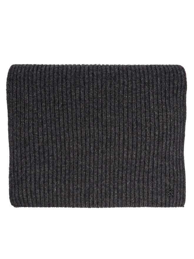 Calvin Klein Schal Calvin Klein Ck Metal Wool Rib Scarf LV04D8056G Grau