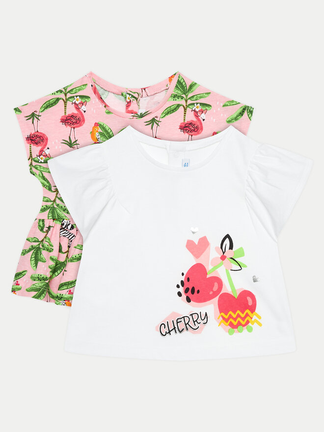 Mayoral Mayoral Σετ 2 T-Shirts 1011 Έγχρωμο