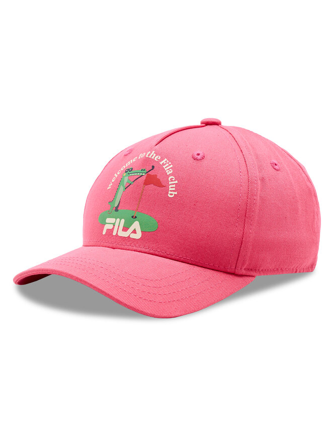 Fila Czapka z daszkiem Fila Bhilai Club Kid 5 Panel Cap FCK0013 Różowy
