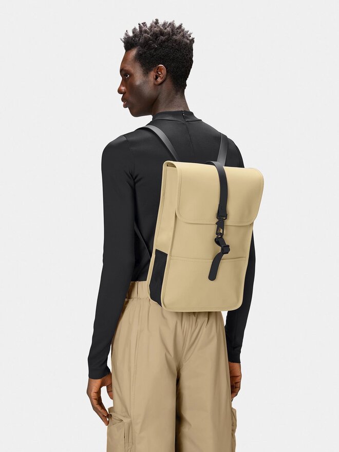 Rains Σακίδιο Rains Backpack Mini W3 13020 Μπεζ