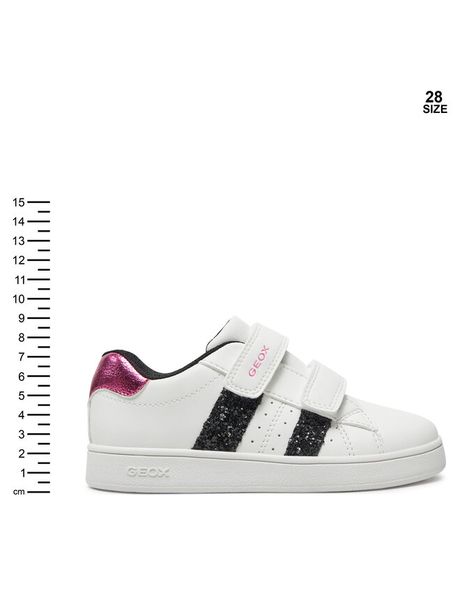 Geox Sneakersy Geox J Eclyper Girl J45LRA 000BC C0404 S Biela