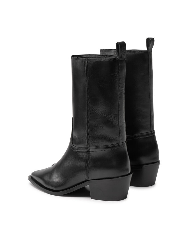 Bottines Calvin Klein Jeans Cowboy YW0YW01679 Noir chaussures
