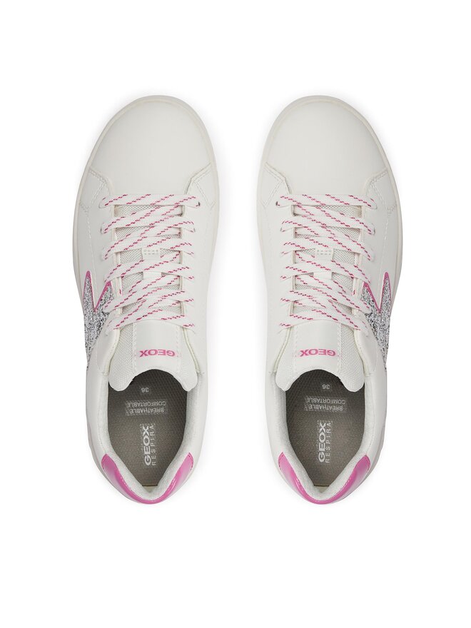 Geox Zapatillas Geox J Mikiroshi Girl J45DVA 0BCEW C0563 D Blanco