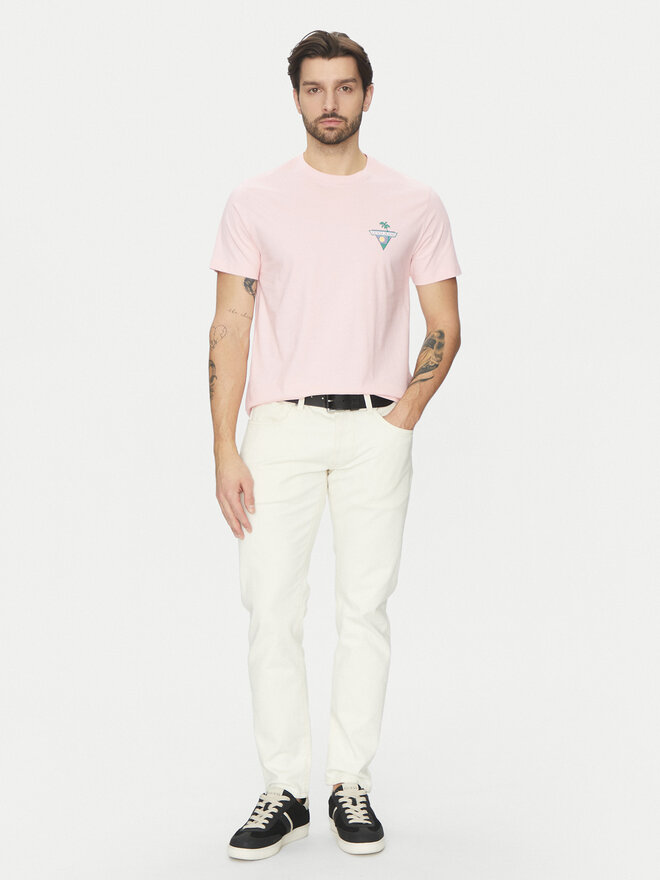 Guess Jeans Guess Jeans Camiseta M5GI55 K8FQ4 Rosa Regular Fit