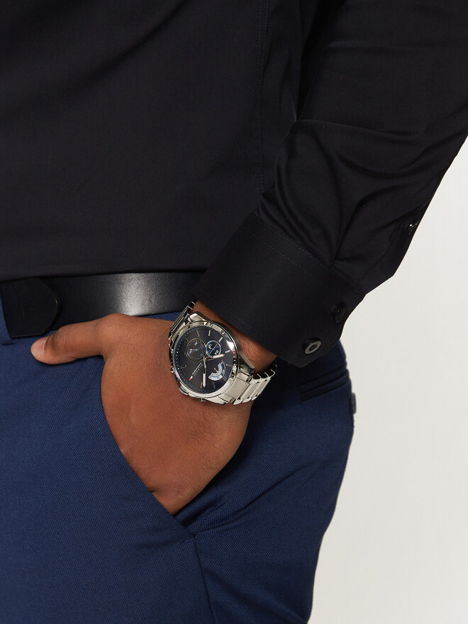 Tommy Hilfiger Ceas Tommy Hilfiger Decker1791348 Argintiu