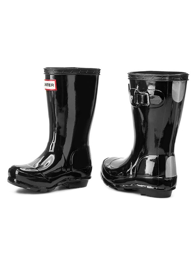 Hunter Cizme de cauciuc Hunter Orginal Kids Gloss JFT6000RGL Negru
