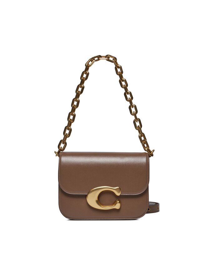 Сумка Coach Lux Calf Idol Bag CM557 Сірий | evzuttya.com.ua