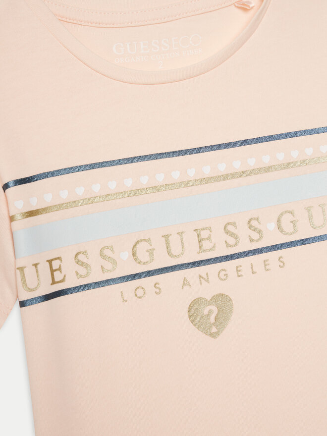 Guess Guess Camiseta K5GI00 K6YW4 Rosa Regular Fit