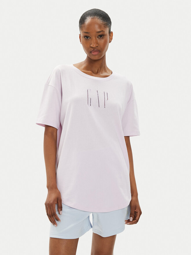 Gap Gap Футболка 627139-02 Фіолетовий Loose Fit