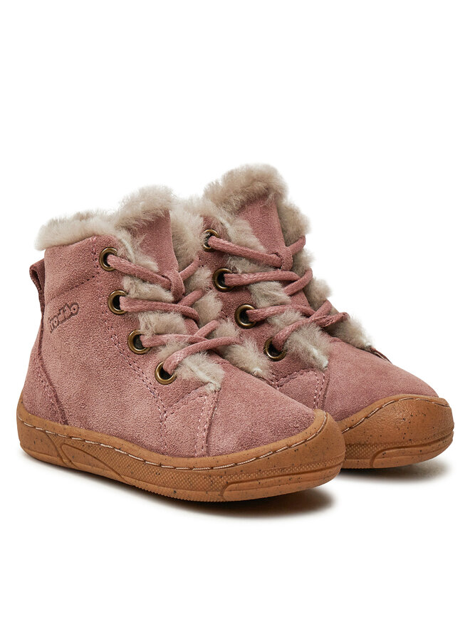 Froddo Gležnjarji Froddo Minni Suede Laces G2110140 M Roza