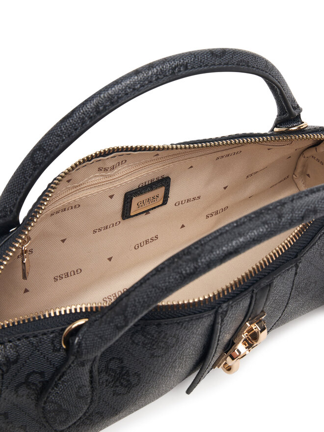 Guess Handtasche Guess Yvonne Logo Mini HWSG23 78760 Dunkelgrau