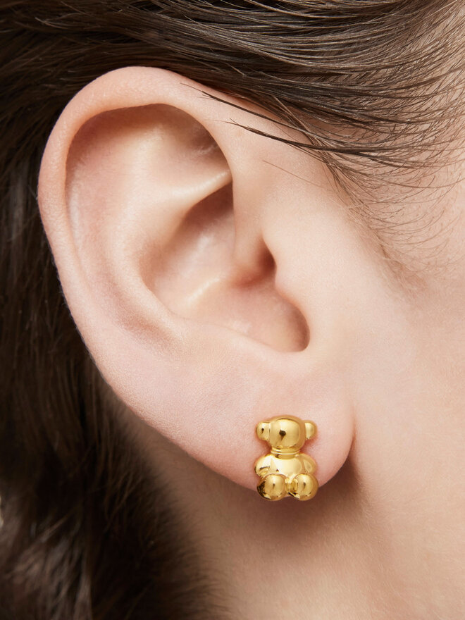 TOUS Ohrringe TOUS Bold Bear 1004195400 Goldfarben