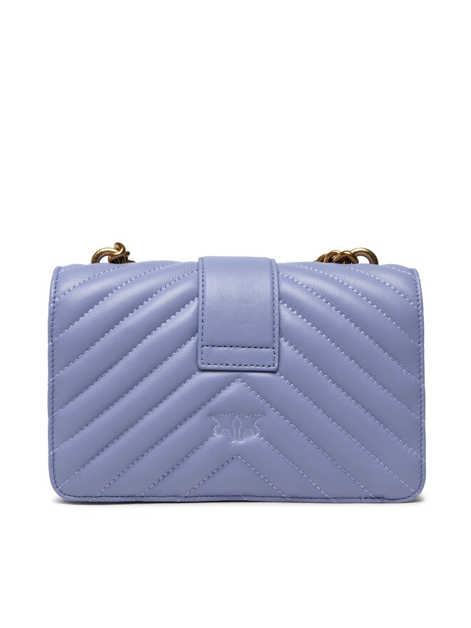 PINKO Handtasche Pinko Love Mini Icon Chevron Cl AI 22-23 PLTT 1P22UJ A03Z Violett