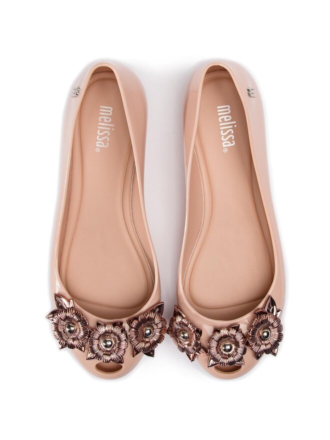Melissa Ballerinas Melissa Ultragirl Flower Chrom 32655 Rosa