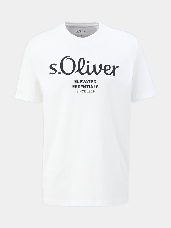 s.Oliver s.Oliver Camiseta 2139909 Blanco Regular Fit