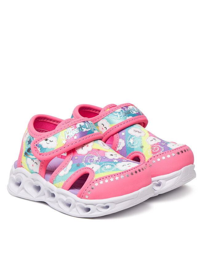 Skechers Sandály Skechers Heart Lights Sandals-Cutie Clouds 302977N/HPMT Růžová