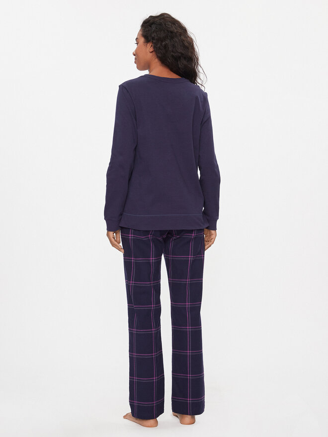 Triumph Triumph Pyjama Winter Moments PK X 10216527 Dunkelblau Regular Fit