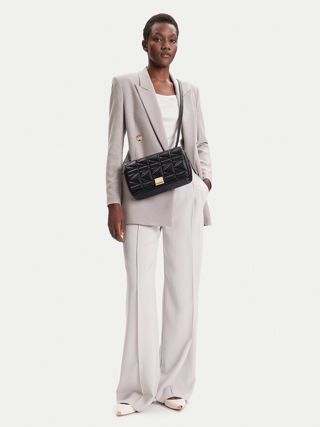 KARL LAGERFELD Ročna torba KARL LAGERFELD A3W30334 Črna