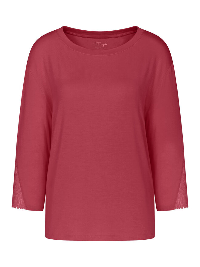 Triumph Triumph Pizsama felső Aura Spotlight 10221371 Rózsaszín Relaxed Fit