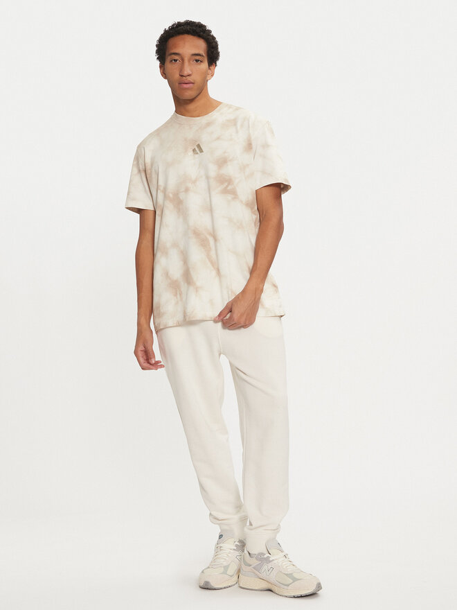 adidas adidas T-Shirt ALL SZN Wash IY6589 Beige Regular Fit
