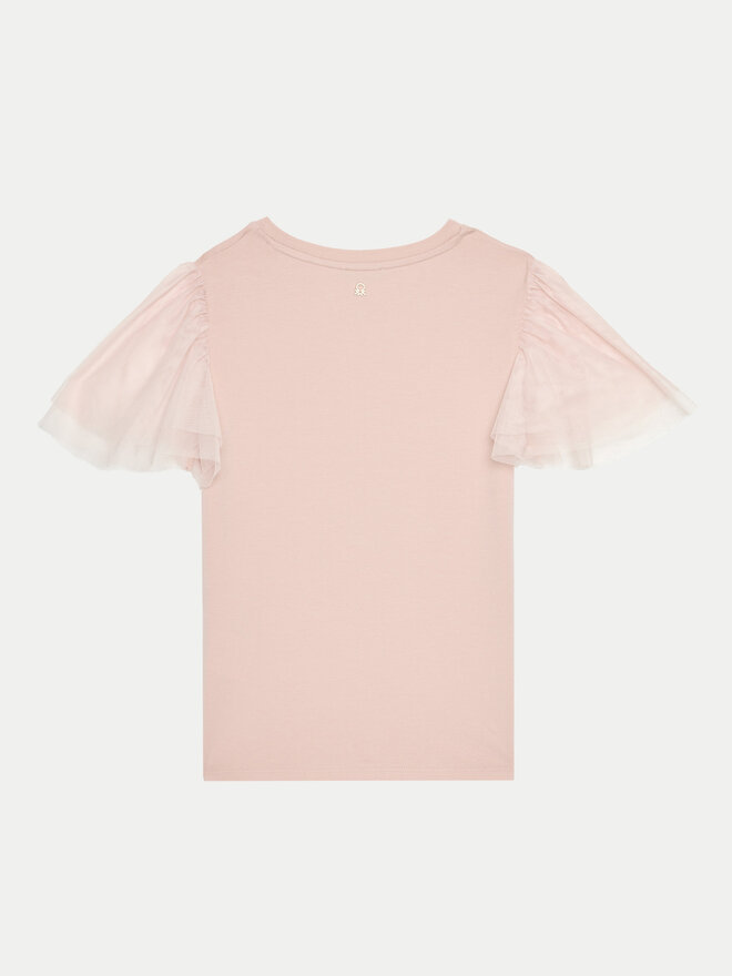 United Colors Of Benetton United Colors Of Benetton Camiseta 3Q8DC10LW Rosa Regular Fit