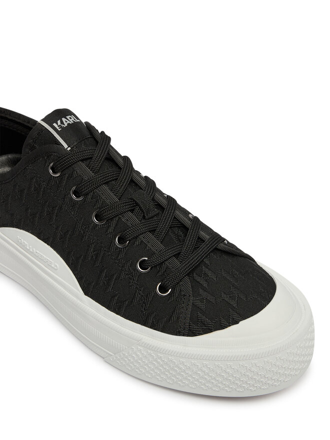 KARL LAGERFELD Sneakers aus Stoff KARL LAGERFELD Kampus Max V KL50516 Schwarz