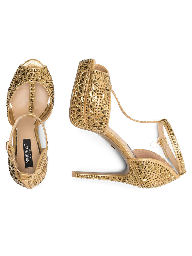Nine West Σανδάλια Nine West NISA SY015-1NW Χρυσό