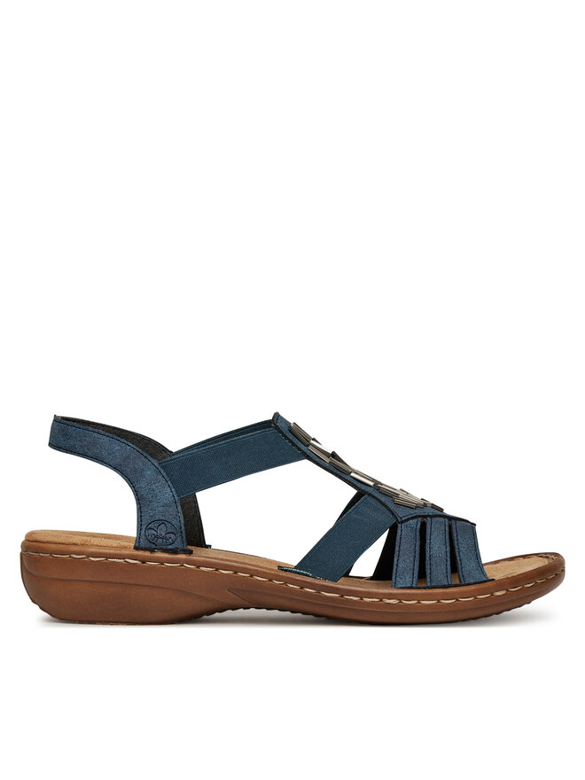 Rieker Sandály Rieker 60800-14 Modrá