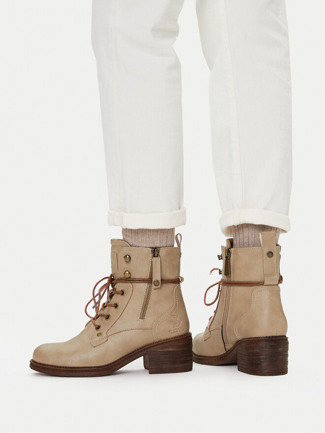 Beverly Hills Polo Club Schnürschuhe Beverly Hills Polo Club CEO-WS12630-02 Beige