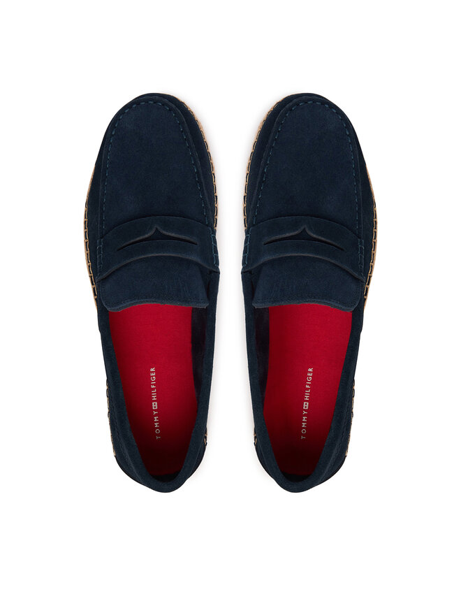 Tommy Hilfiger Espadrilles Tommy Hilfiger Flexible Hilfiger Sde Espadrille FM0FM05794 Dunkelblau