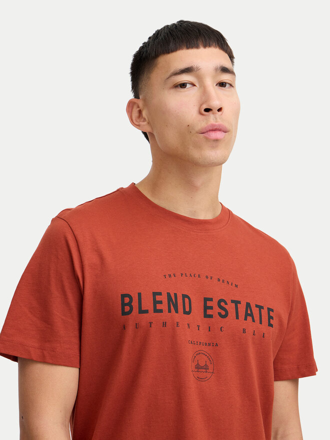 Blend Blend Marškinėliai 20717160 Raudona Regular Fit