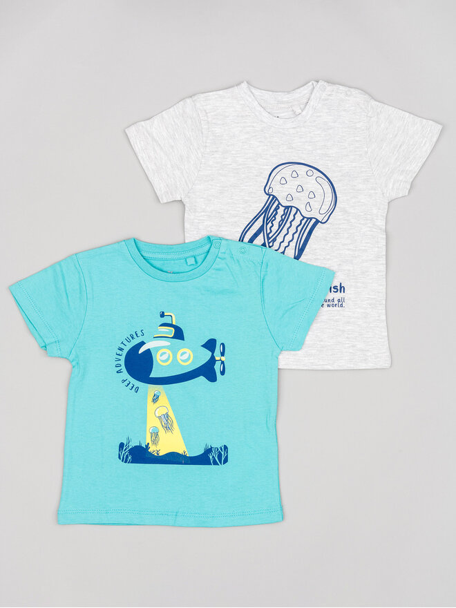 Zippy Zippy 2 póló készlet ZBBAP0303 23016 Színes Regular Fit