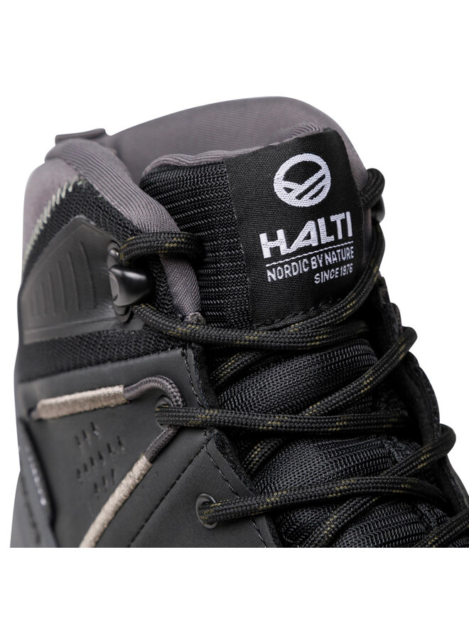 Halti Trekingová obuv Halti Hakon Mid Dx Trekking Shoe 054-2700 Černá