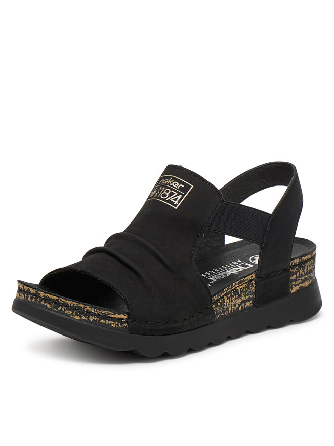 Rieker Sandalen Rieker 64463-01 Schwarz