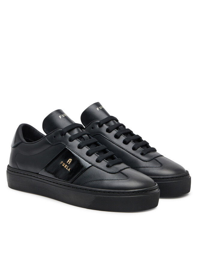 Furla Αθλητικά Furla Enjoy Lace-Up Sneaker YI79ENJ BX3711 O6000 Μαύρο