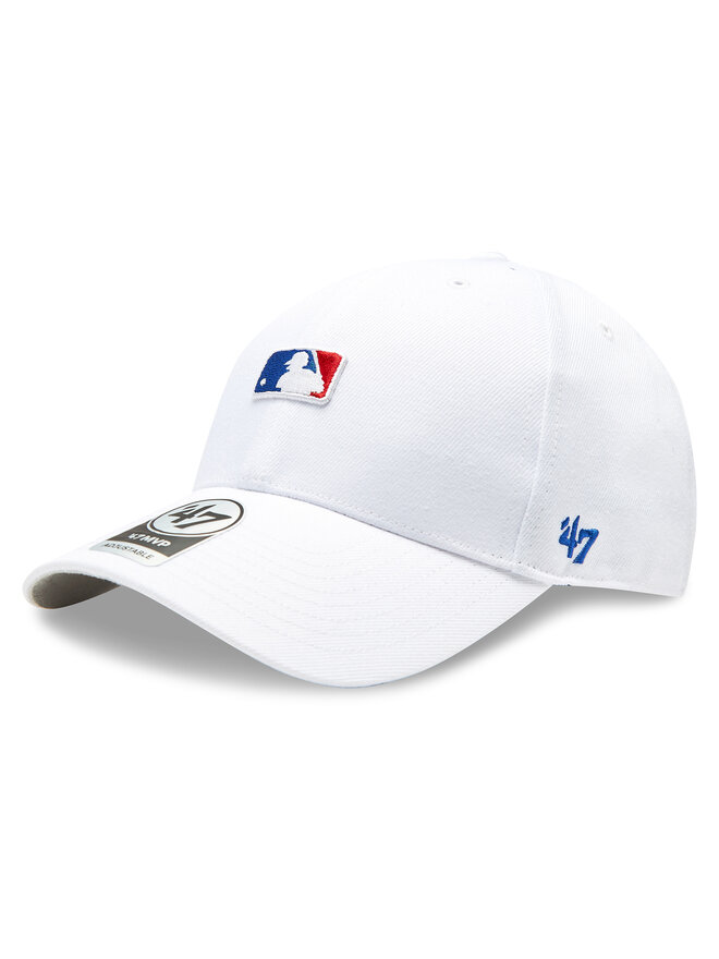 47 Brand Czapka z daszkiem 47 Brand MLB Batter Man Logo Base Runner Snap '47 MVP MLB-BRMPS01WBP-WH Biały