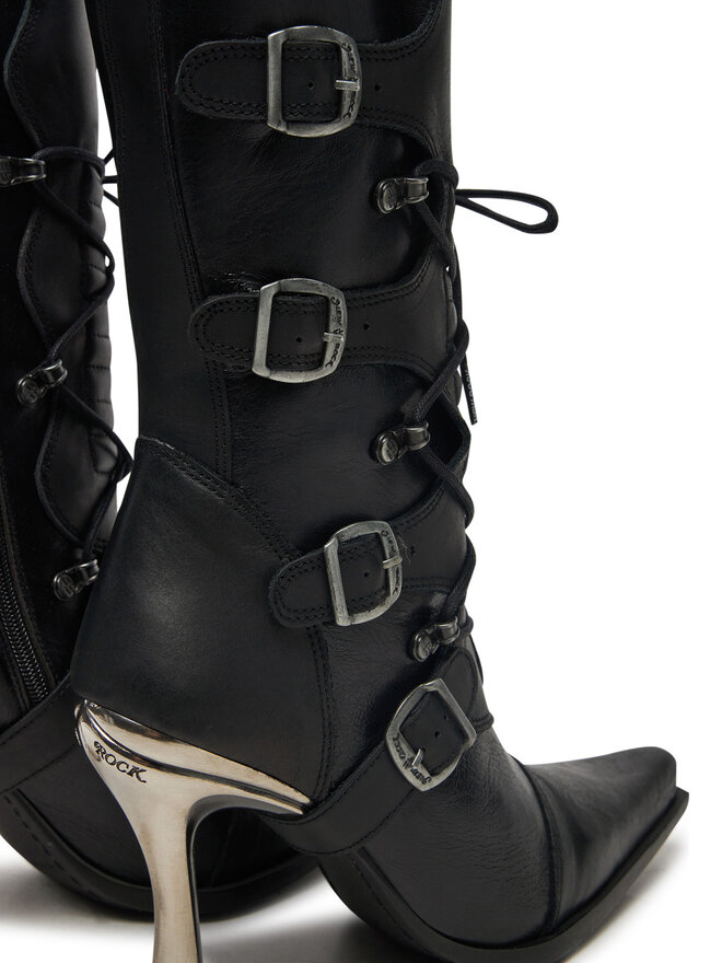 NEW ROCK Botki NEW ROCK M-9373-S2 Czarny