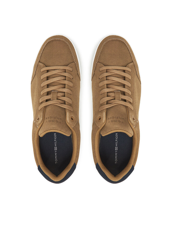 Tommy Hilfiger Sneakers Tommy Hilfiger Th Court Summer Suede FM0FM05517 Braun