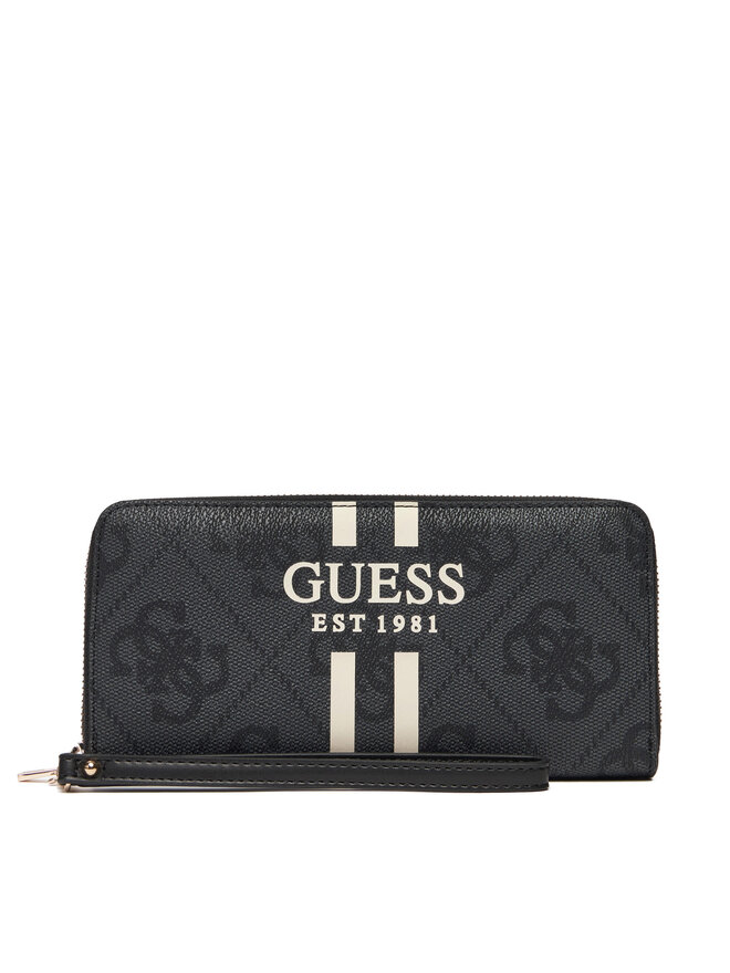 Guess Великий жіночий гаманець Guess Laurell II Slg SWOS74 59146 Чорний