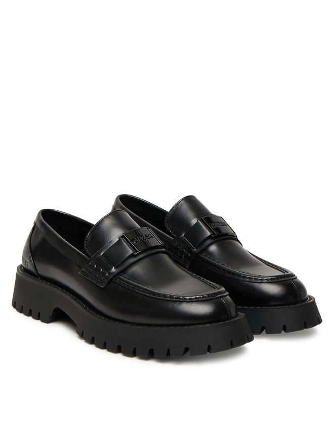 Guess Loafers Guess FMTGOR LEA14 Μαύρο