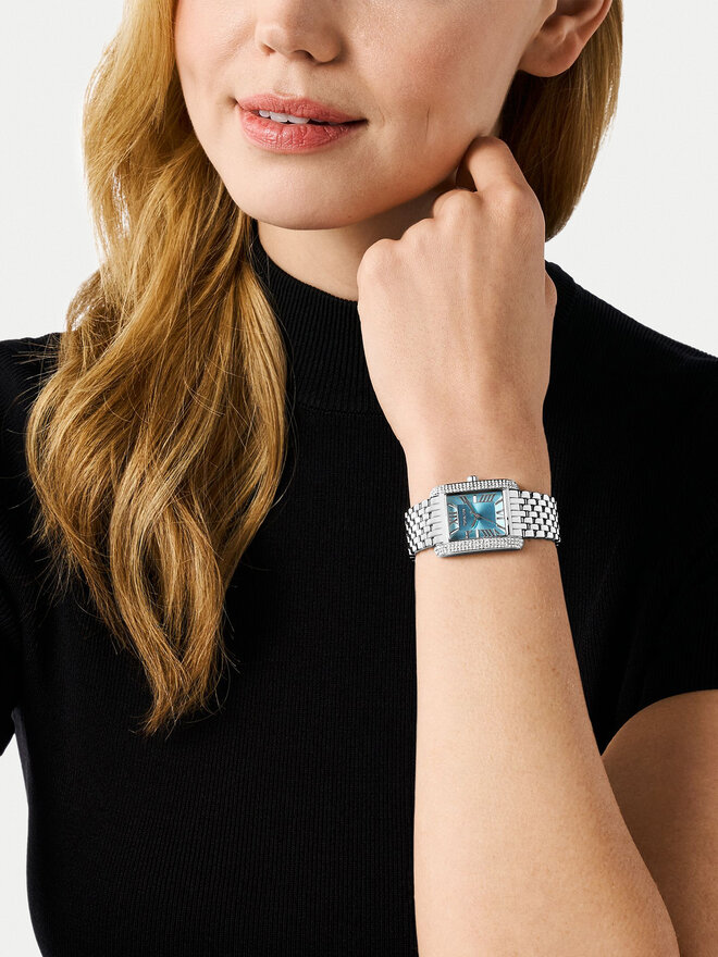 Michael Kors Ročna ura Michael Kors Emery MK4829 Srebrna