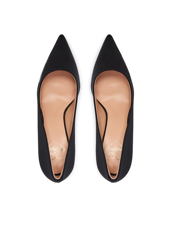 LOVE MOSCHINO Szpilki LOVE MOSCHINO JA10299G0NIM0000 Czarny