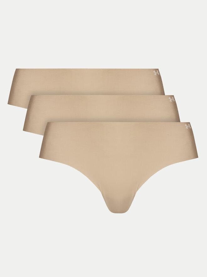 Under Armour Under Armour Σετ 3 τεμάχια σλιπ κλασικά Pure Stretch 25UUSHJ155 Μπεζ