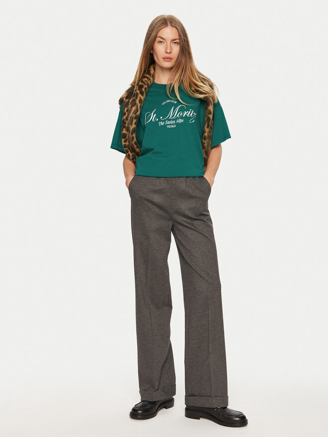 ViCOLO ViCOLO Póló RS0053 Zöld Regular Fit