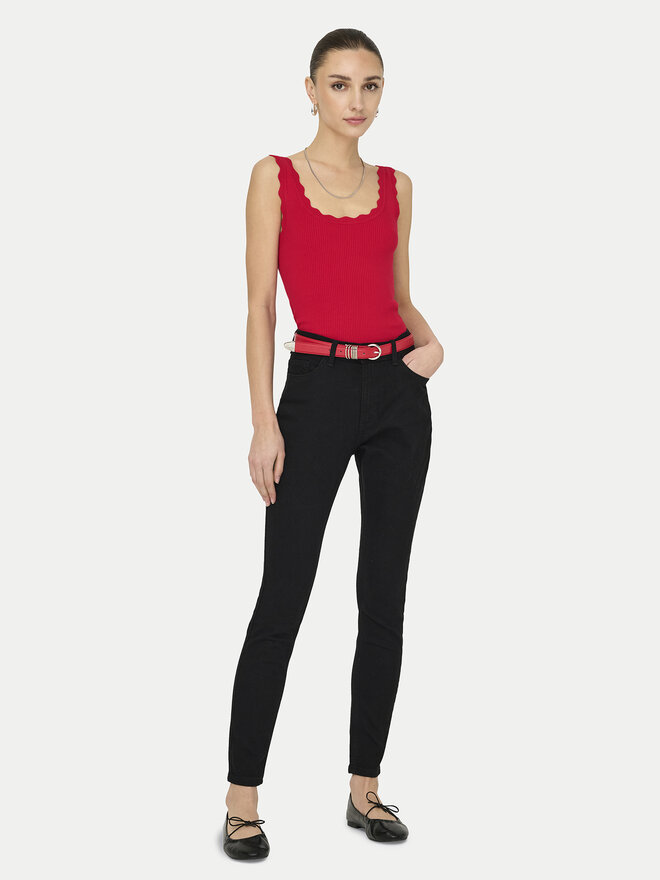 JDY JDY Felső Nanna 15290585 Piros Slim Fit