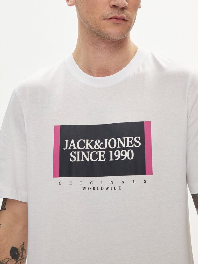 Jack&Jones Jack&Jones Camiseta Lafayette 12252681 Blanco Standard Fit