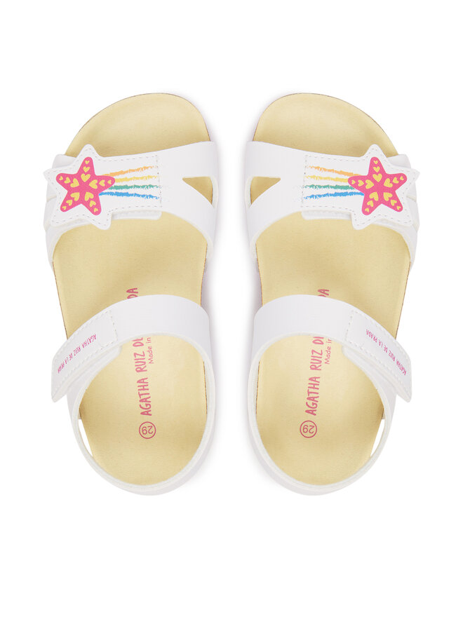 Agatha Ruiz de la Prada Босоніжки Agatha Ruiz de la Prada 262977 S Білий